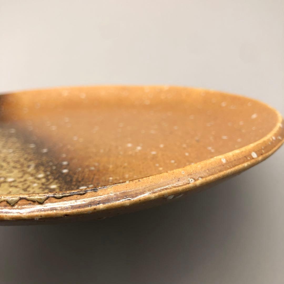 希少高橋楽斎信楽焼陶器お皿プレート3枚セット24cm伝統工芸骨董