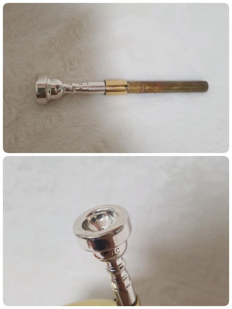 陸上自衛隊　らっぱ　信号らっぱ　 ラッパ ケース付き　らっぱ手