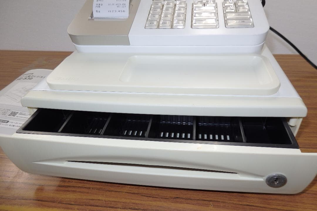 CASIO SE-S30 8部門 軽減税率対応 レジスター 250826 CASIO SE-S30 8