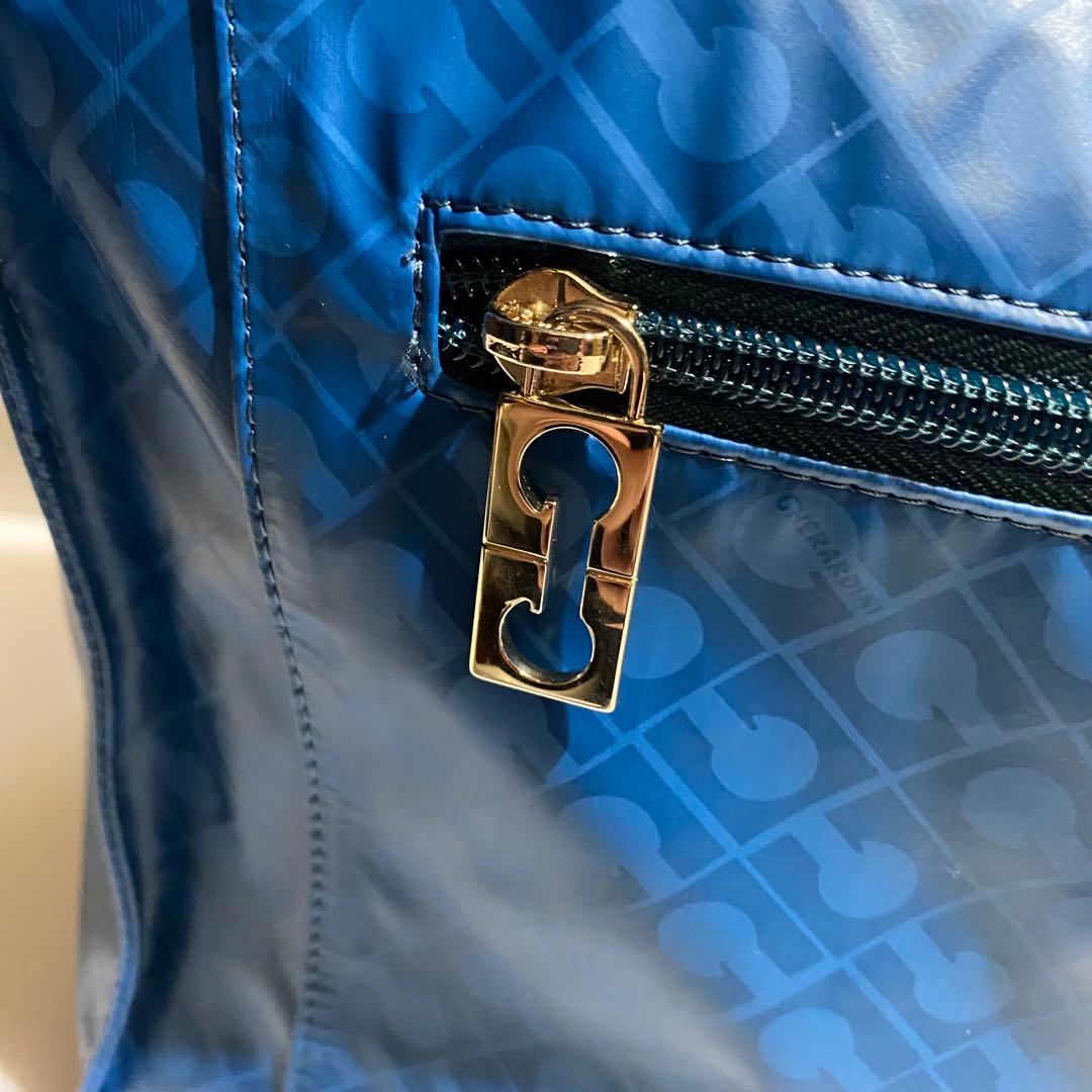 【極美品】GHERARDINI　ソフティ　ショルダーバッグ　ブルー