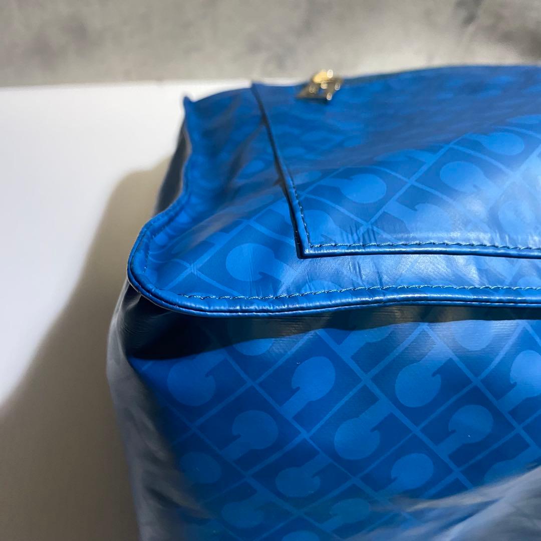 【極美品】GHERARDINI　ソフティ　ショルダーバッグ　ブルー