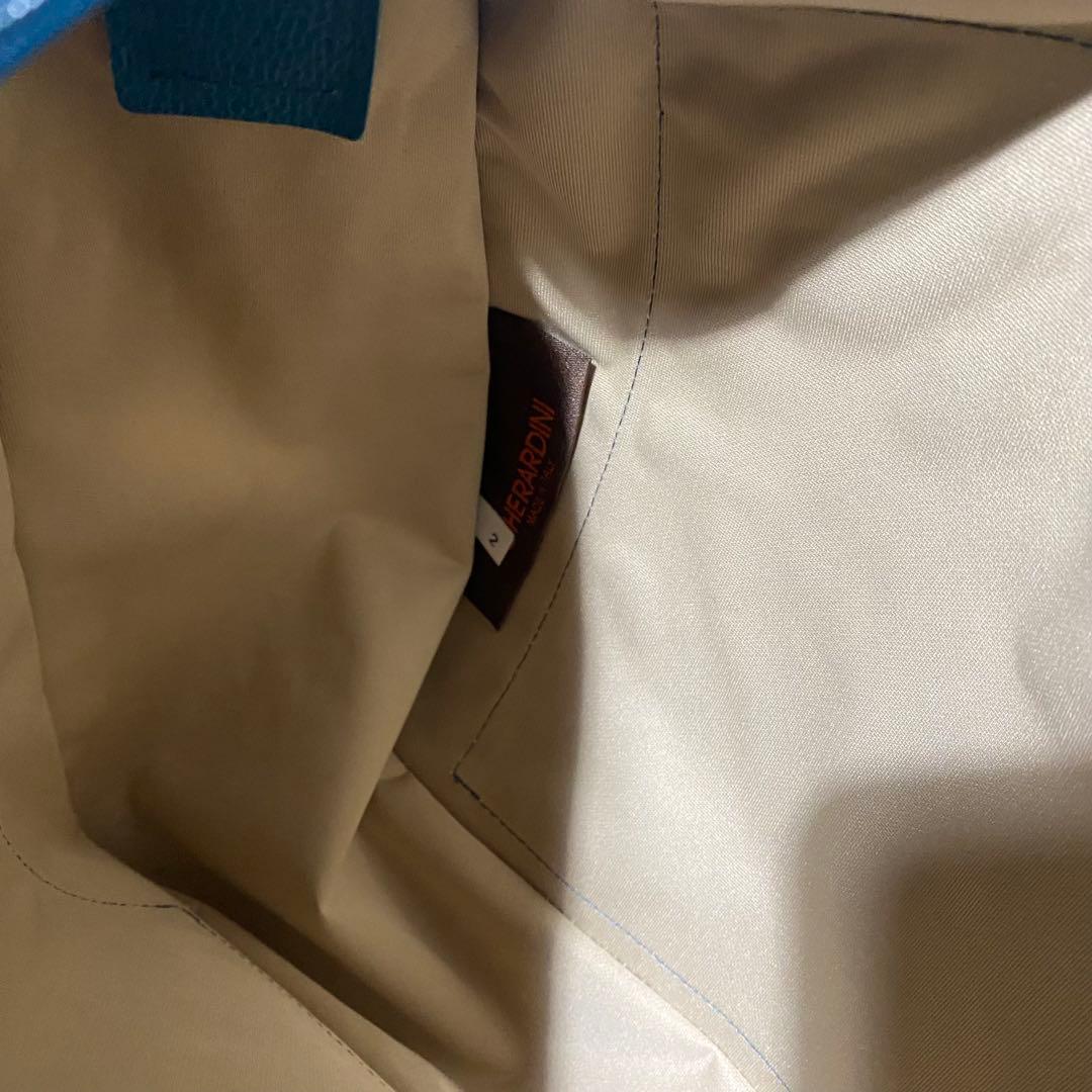 【極美品】GHERARDINI　ソフティ　ショルダーバッグ　ブルー