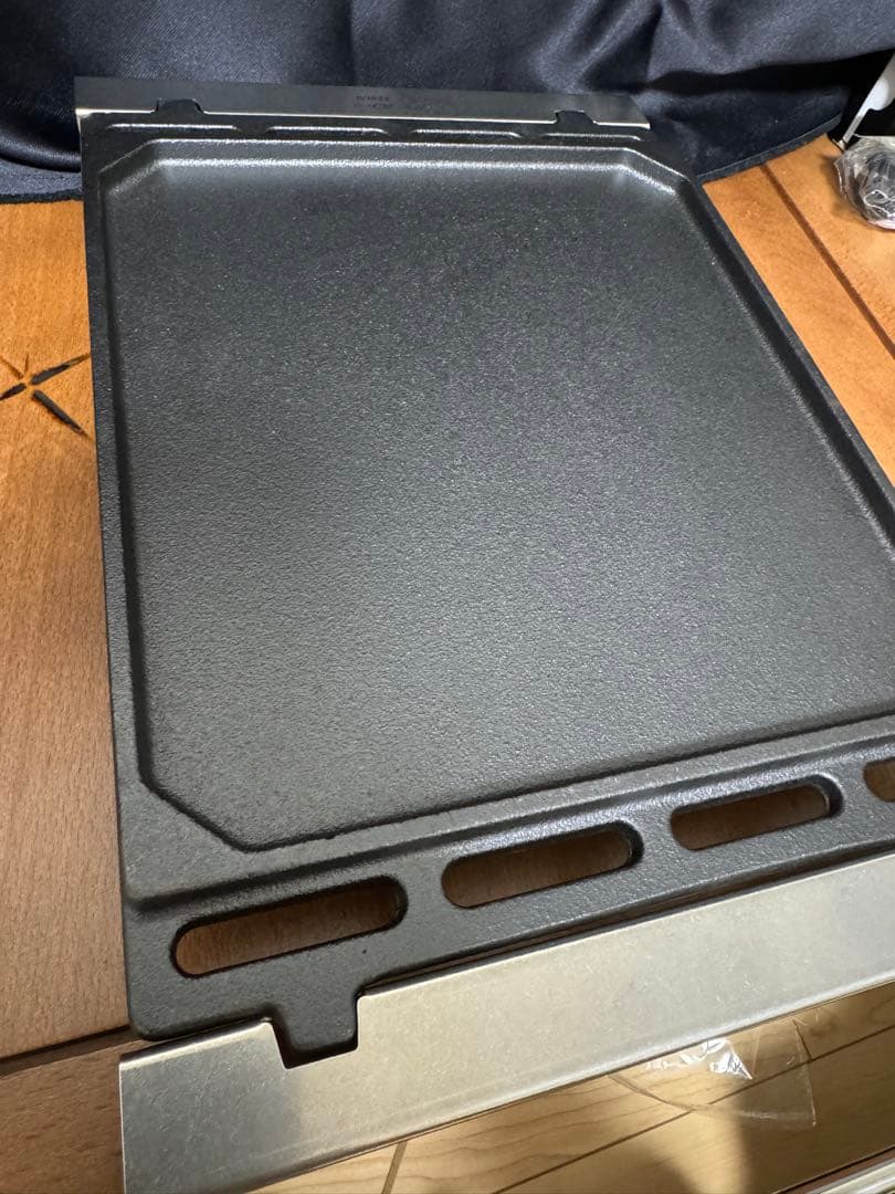 フラットバーナー専用鉄板 極厚 グリル Peak 収納袋付き
