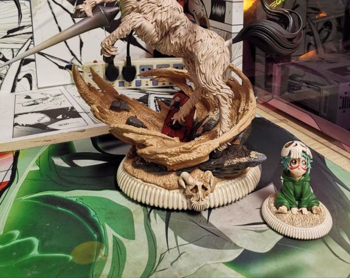 BLEACH  黒衣少年図 ネリエル ガレージキット ガレキ スタチュー①①