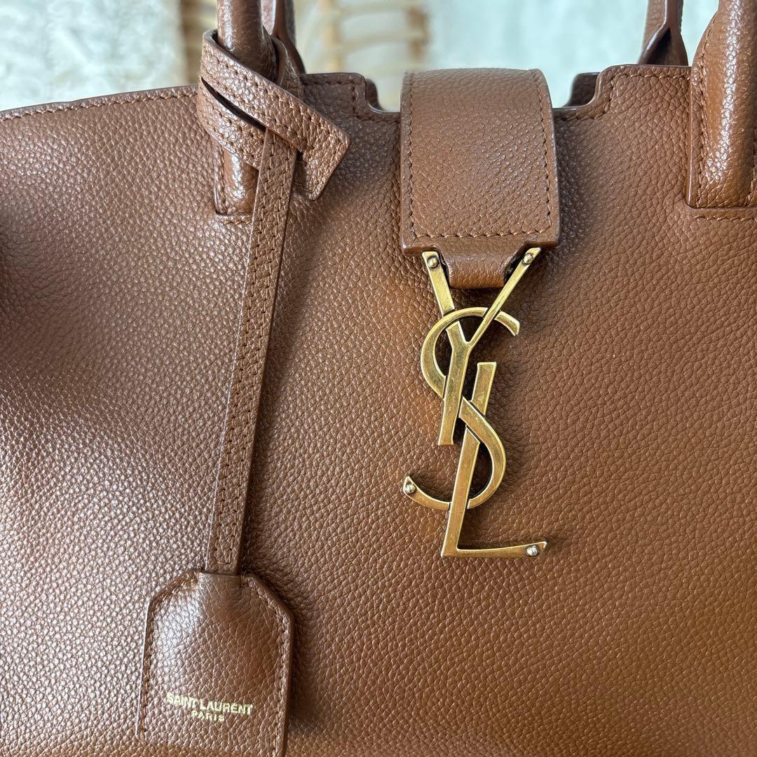 SAINT LAURENTサンローラン　ダウンタウン　ベイビー　ブラウンレザー