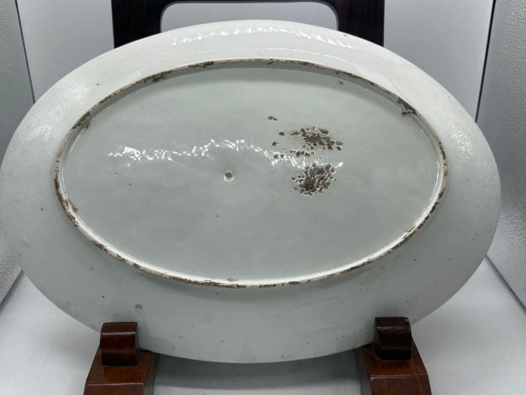 江戸 伊万里 色絵 七福神 飾り大皿 アンティーク 送料込み251219