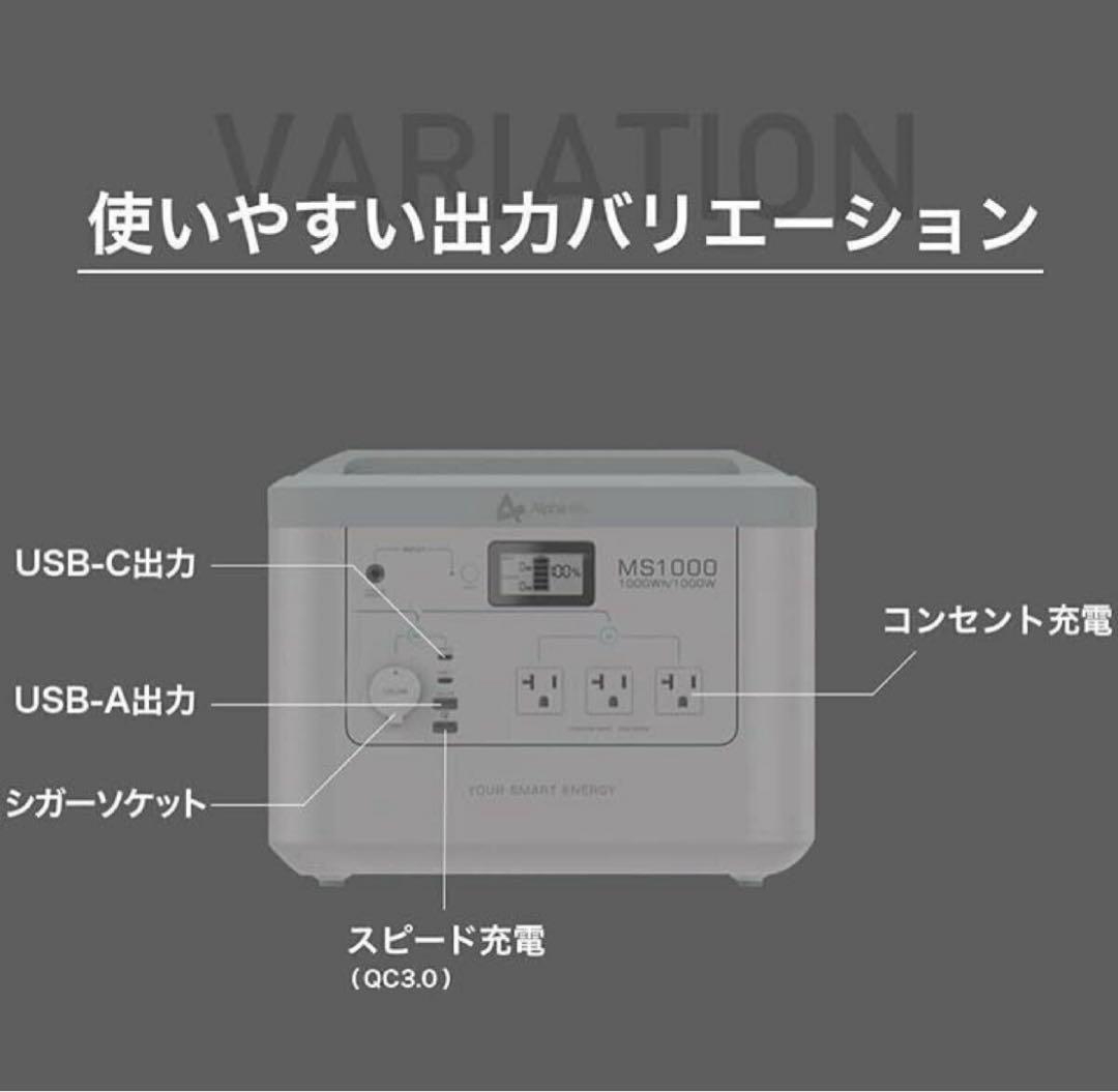AlphaESS ポータブル電源 MINI SMILE MS1000 入手困難品 - メルカリ
