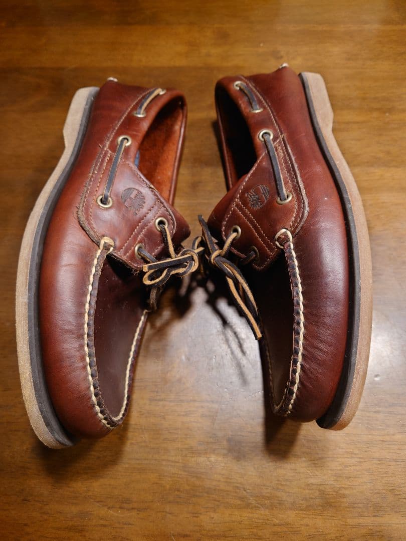 Timberland レザー デッキシューズ（未使用）