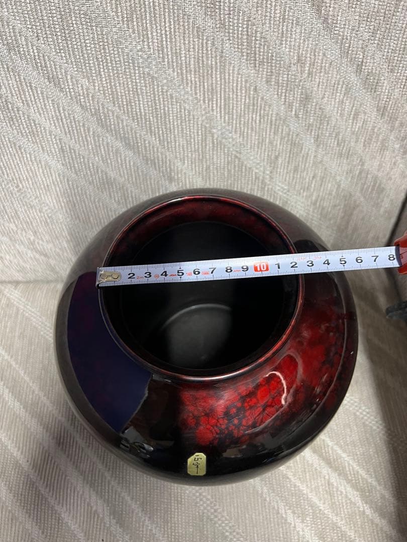 赤黒グラデーション花瓶