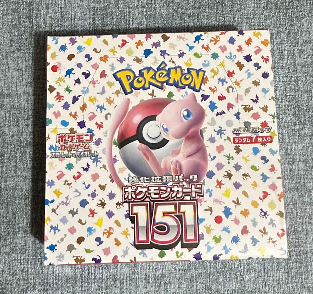 ポケモンカード151 新品 未開封6BOXセット シュリンク付き 未開封