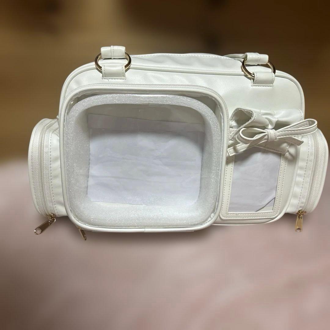 WEGO 2026痛バきらきらHAPPYパック ホワイト ぬいボストンバッグ