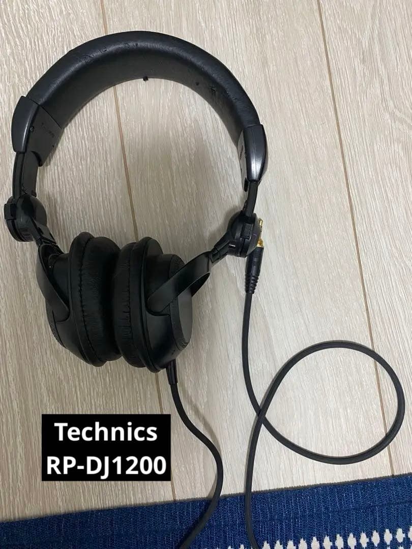 希少品、当時物Technics RP-DJ1200ステレオヘッドフォン 有線