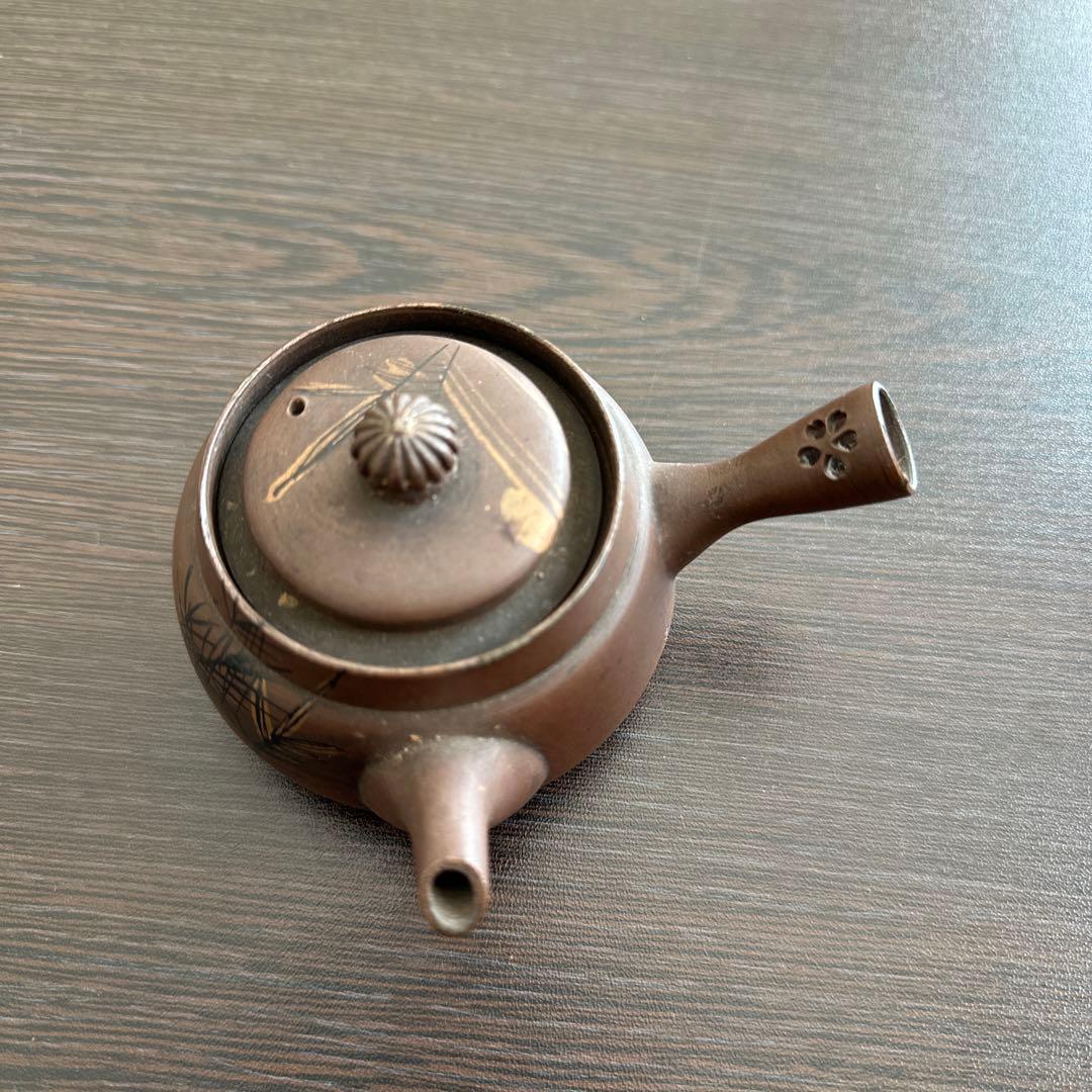 急須　ミニ急須　萬古焼　時代物