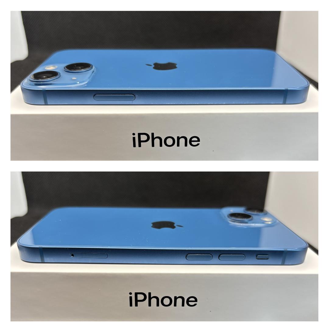iPhone 13 mini 128GB SIMフリー ブルー バッテリー100% 美品 iPhone