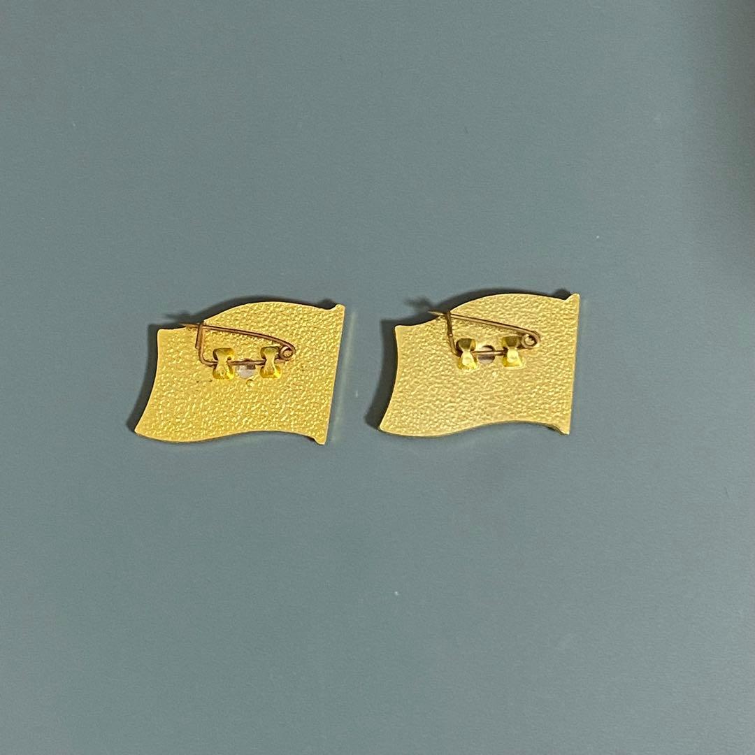 ✨超レア✨北朝鮮国旗 金日成(キムイルソン) バッジ 国旗