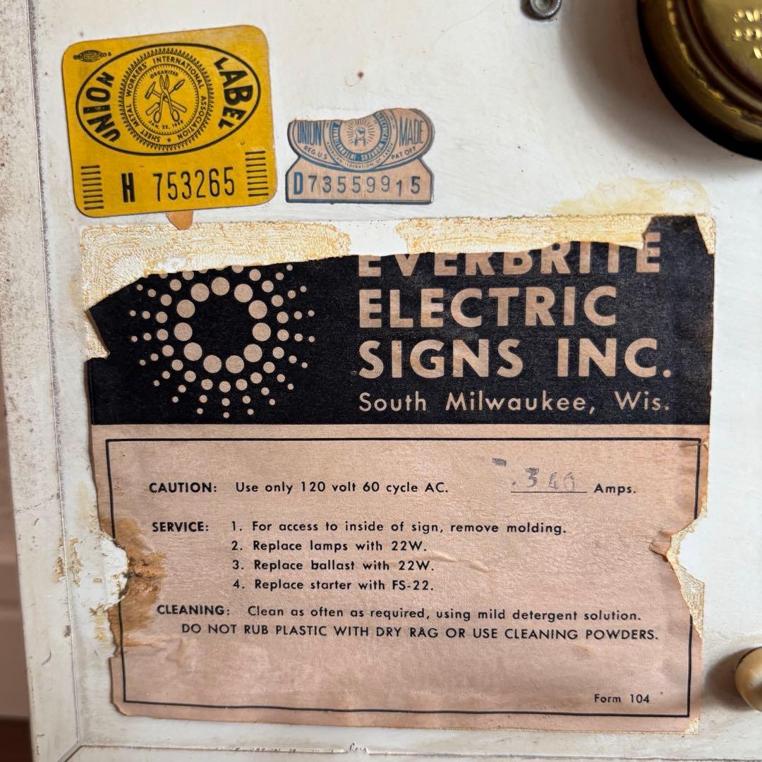 超激レア【7UP・セブンアップ】動くライトヴィンテージ看板 7up セブン