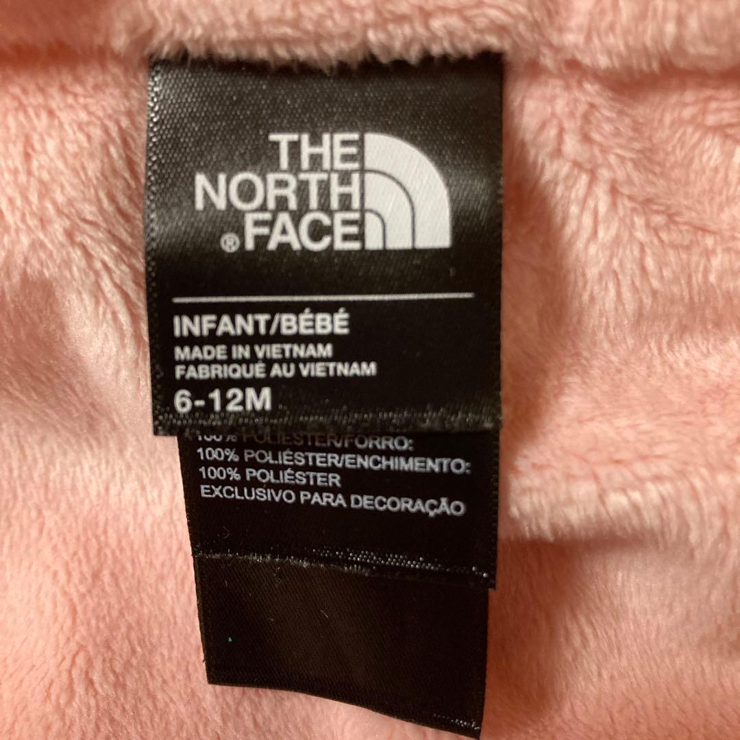 The North Face フード付きジャンプスーツ ピンク