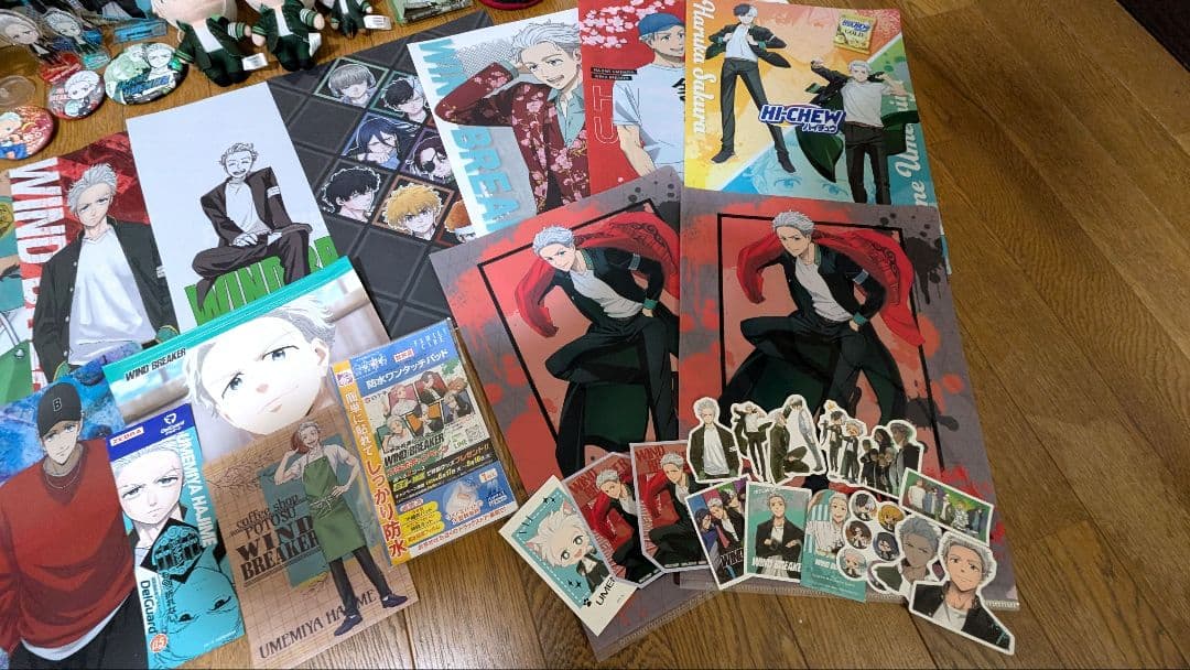 大量出品梅宮一WINDBREAKERグッズまとめ売り【新品あり・おまけ付き】