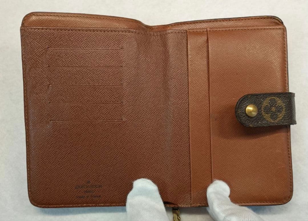 【美品】Louis Vuitton モノグラム 二つ折り財布