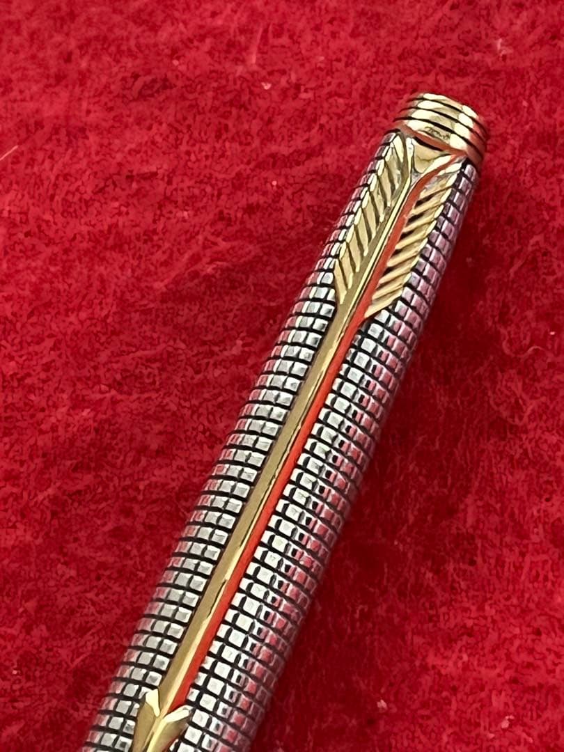 美品‼️パーカー75ボールペン シズレ スターリングシルバー ❗️リフィル新品‼️