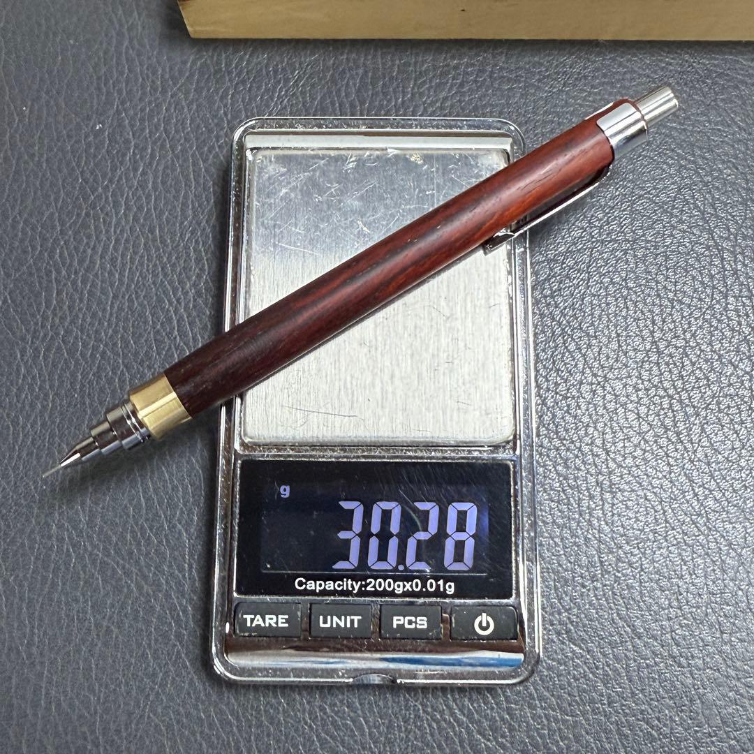 187紅木　木製シャーペン　最強低重心R 真鍮