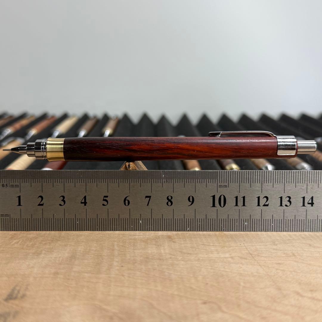 187紅木　木製シャーペン　最強低重心R 真鍮