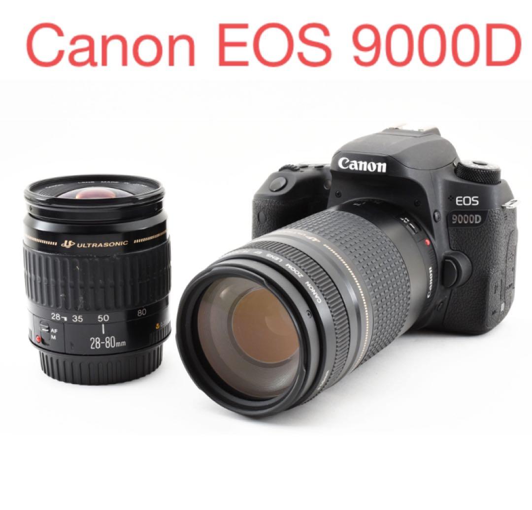 Wi-Fi/動画/保証/Canon EOS 9000D標準&望遠レンズセット