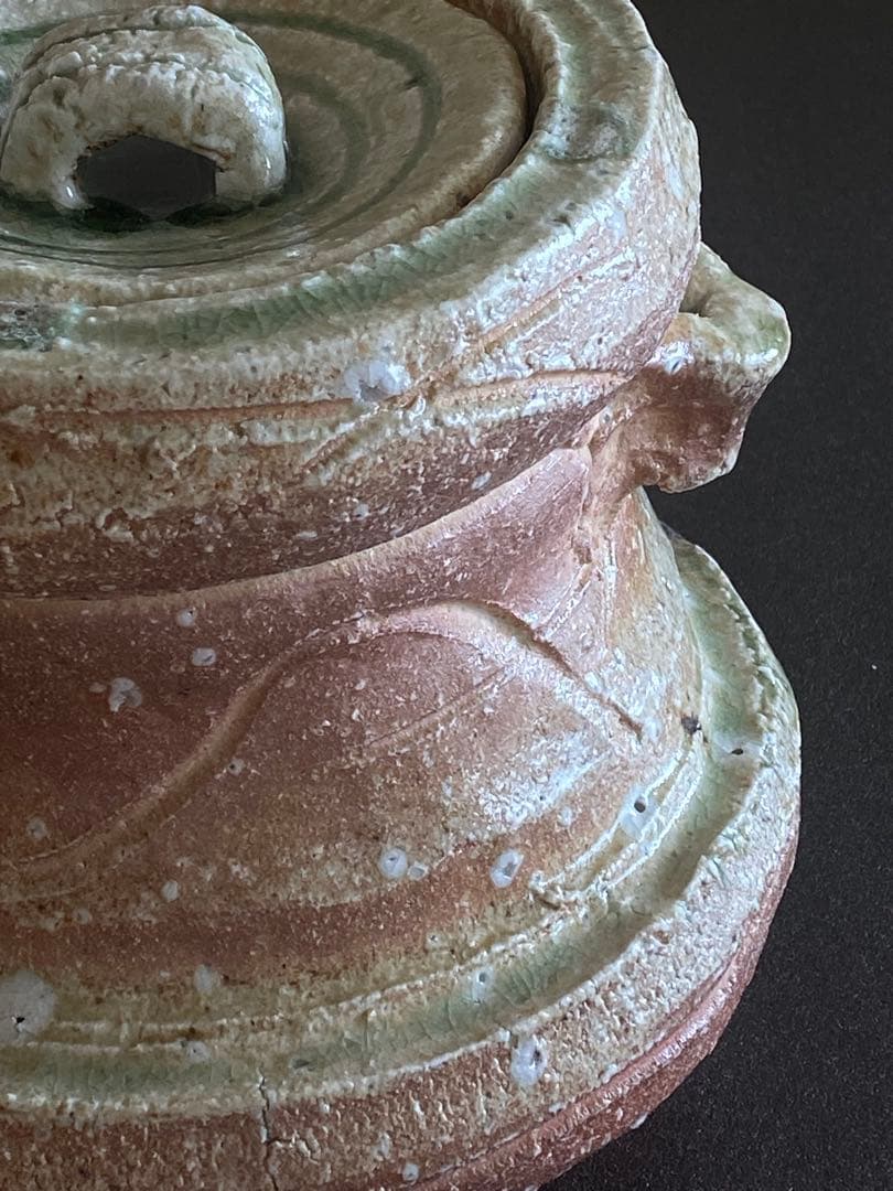 信楽焼 Shigaraki 耳付水指 Water Jar 井村侊生 M03 - メルカリ