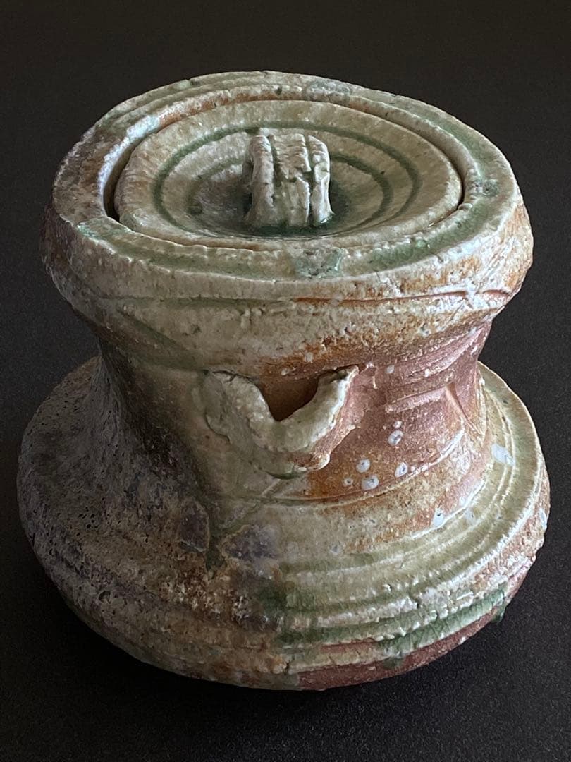 信楽焼 Shigaraki 耳付水指 Water Jar 井村侊生 M03 - メルカリ