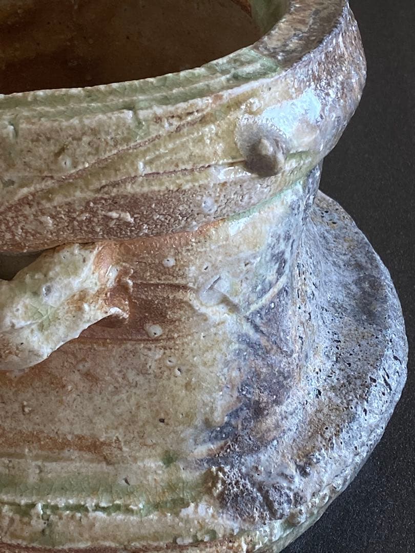 信楽焼 Shigaraki 耳付水指 Water Jar 井村侊生 M03 - メルカリ