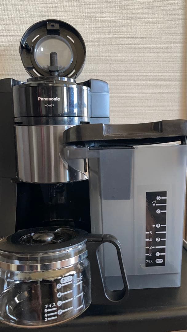Panasonic全自動コーヒーメーカーNCーA57 2025年1月購入 美品 コーヒー