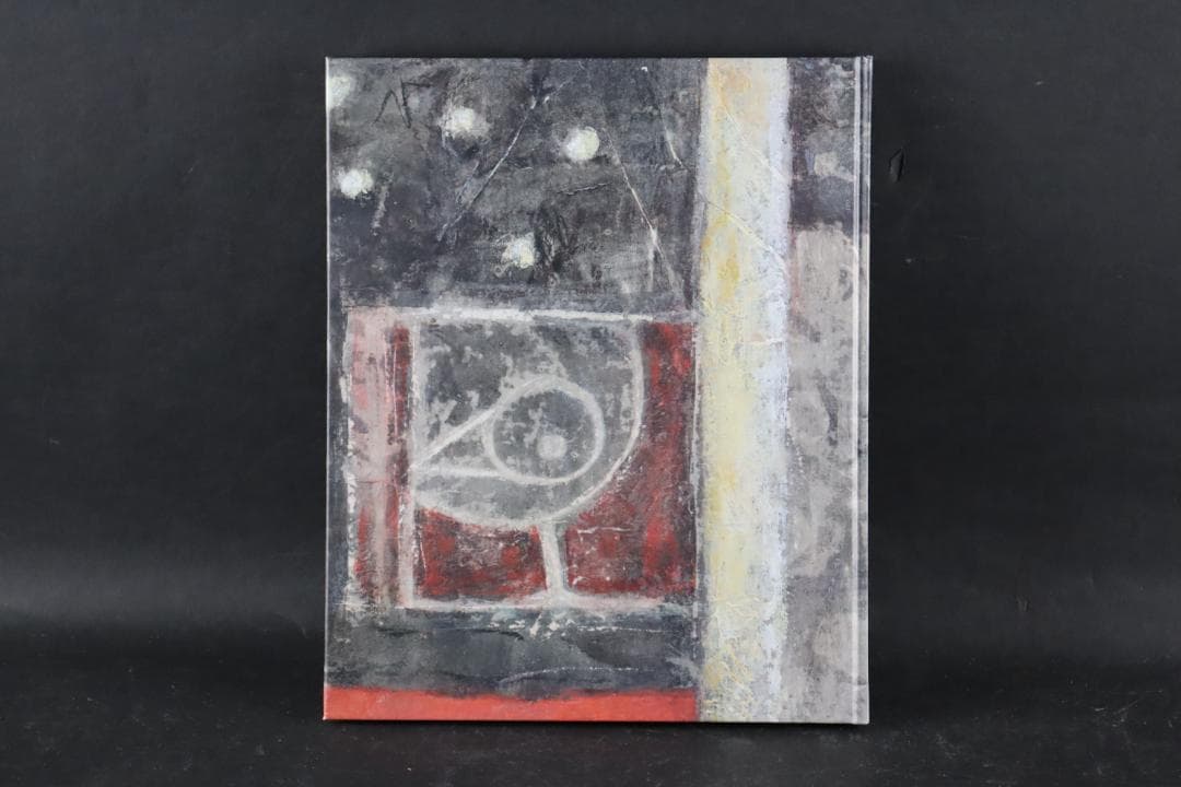 真作保証 ハンス・イヌメ 希少肉筆 板に水彩 額装 作品集・ポストカード付