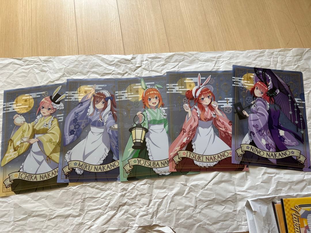 五等分の花嫁　クリアファイル　多数　まとめ売り