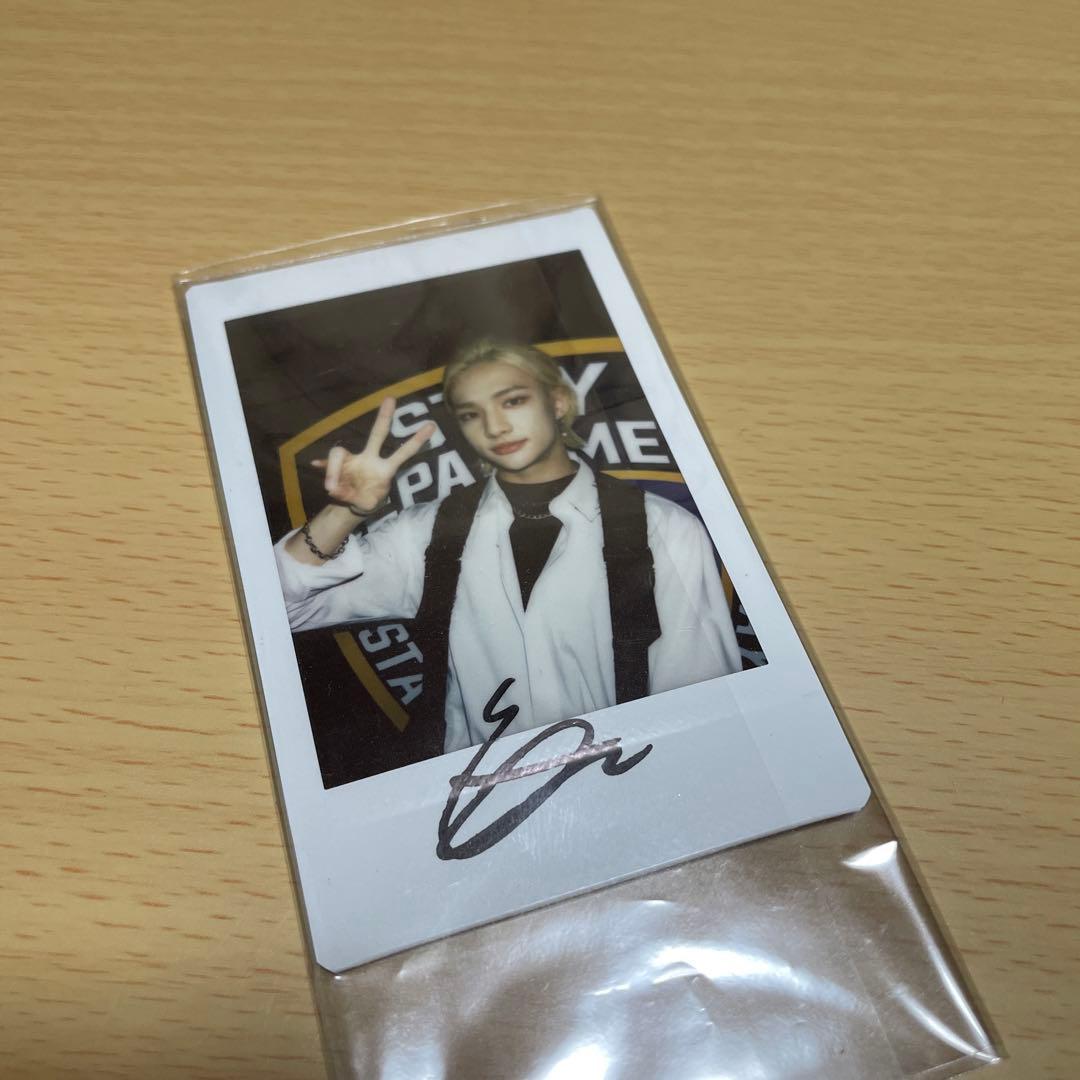 stray kids スキズ ヒョンジン 直筆サイン チェキ【当選品】 StrayKids