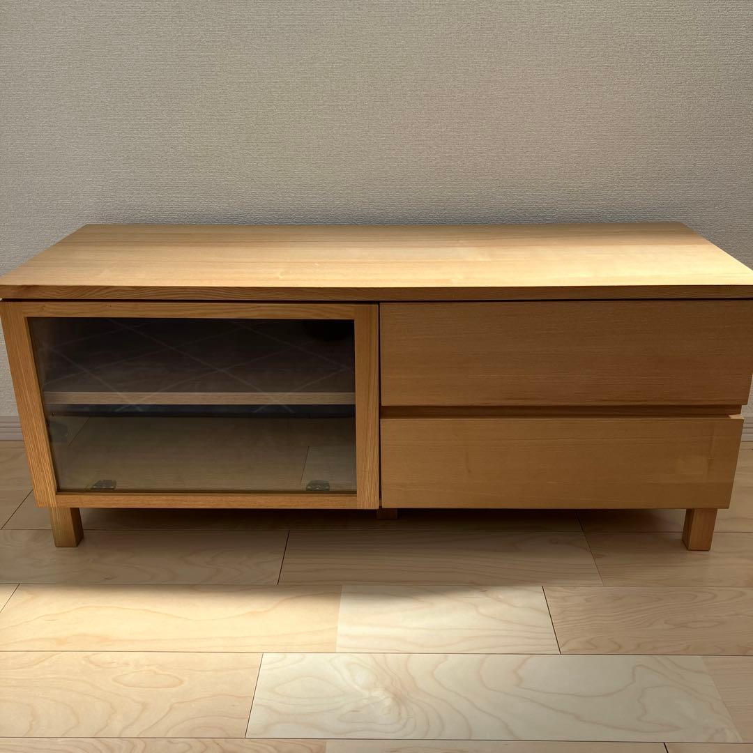 無印良品 【廃盤品】 脚付き 木製テレビボード - メルカリ
