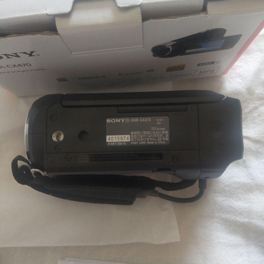 SONY ビデオカメラ HDR-CX470 ブラック 光学ズーム30倍 ソニー