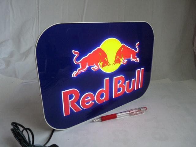 未使用　ネオンサイン　レッドブル　RedBull　LED看板　電飾看板