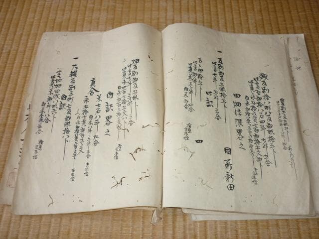 明治5年頃◇神奈川県権令 5代知事 大江卓 直筆『納合米/年貢』割付状