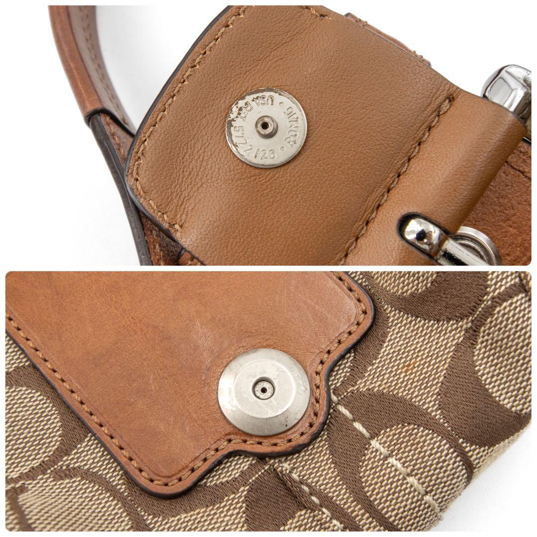 A027【COACH／コーチ】ソーホー　ハンドバッグ　ワンショルダー　シグネチャ