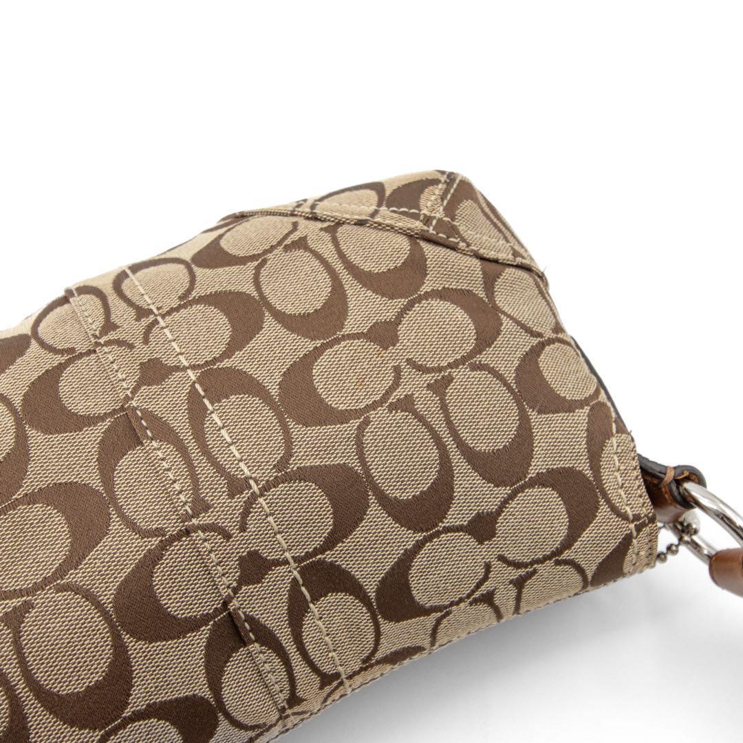 A027【COACH／コーチ】ソーホー　ハンドバッグ　ワンショルダー　シグネチャ