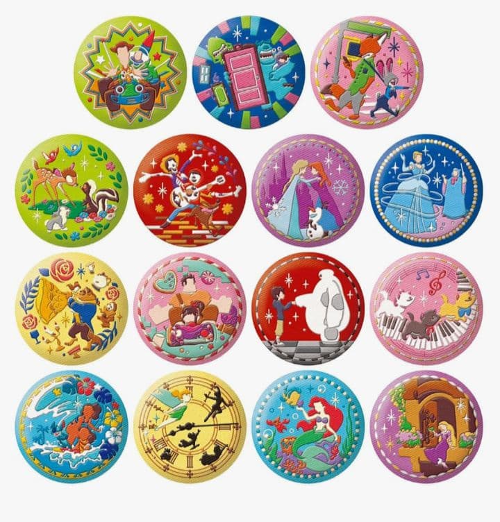 初音ミク ドンキフェア2024 ホログラム缶バッジ ミニキャラver. 18個