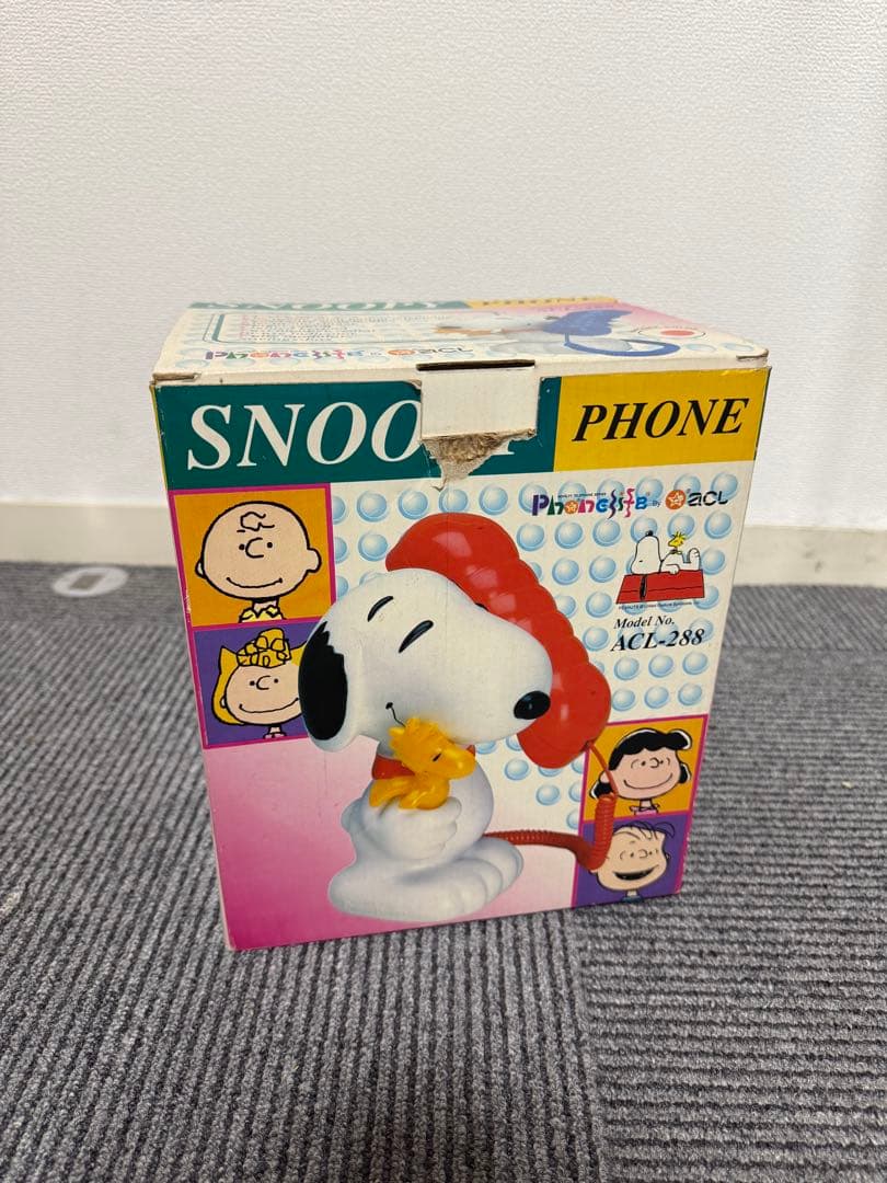 Snoopy Phone スヌーピー 電話 未使用品　デッドストック　ピーナッツ