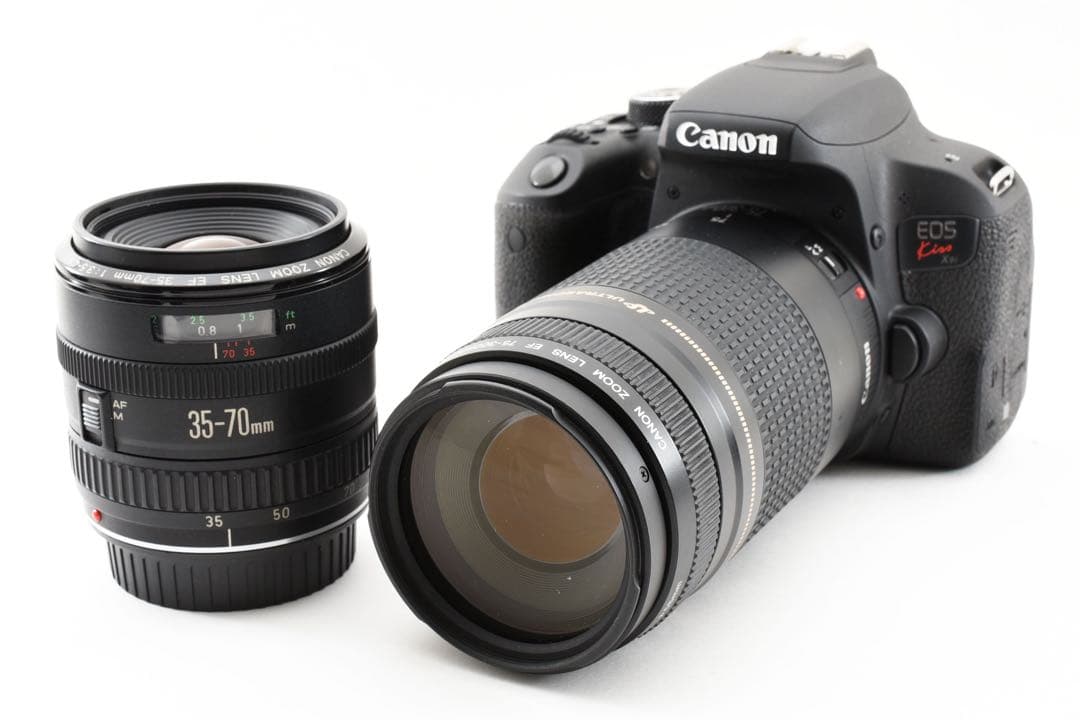 保証付き/キャノン/Canon kiss X9i標準&望遠ダブルレンズセット