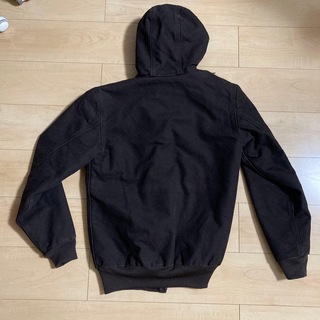 希少xsサイズ 美品 カーハート アクティブジャケット ダークブラウン