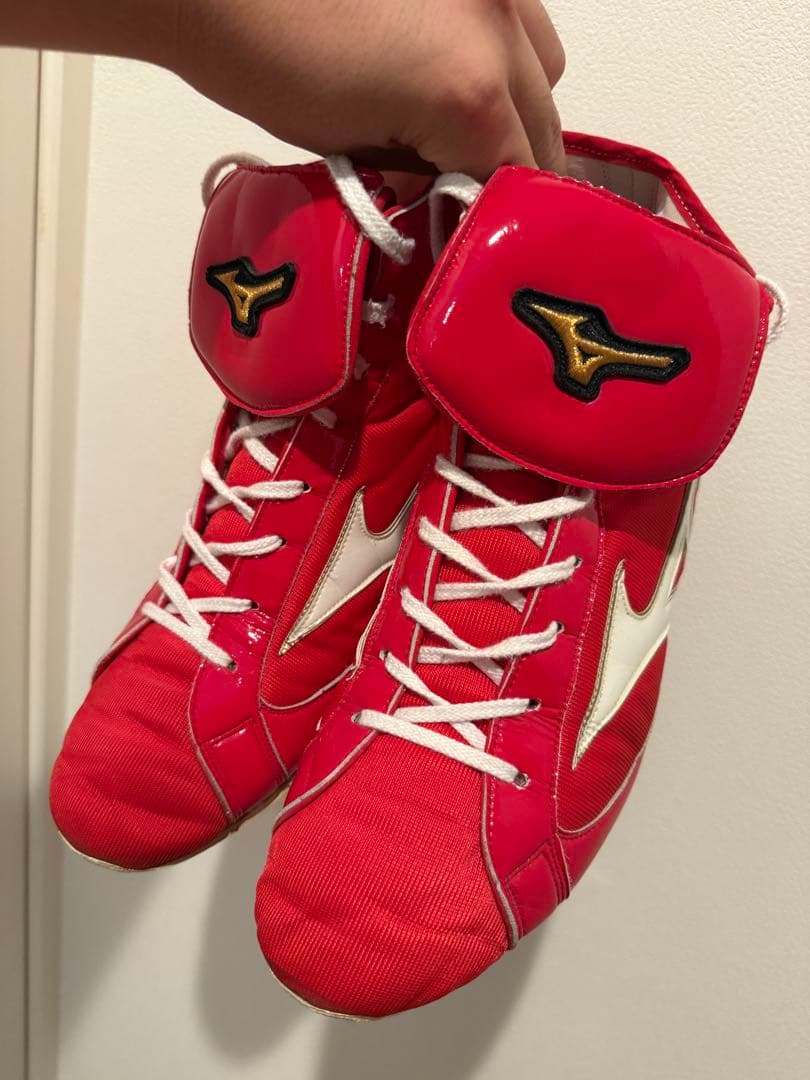 p*o様 ミズノ　ボクシングシューズ　レッド　28.0cm