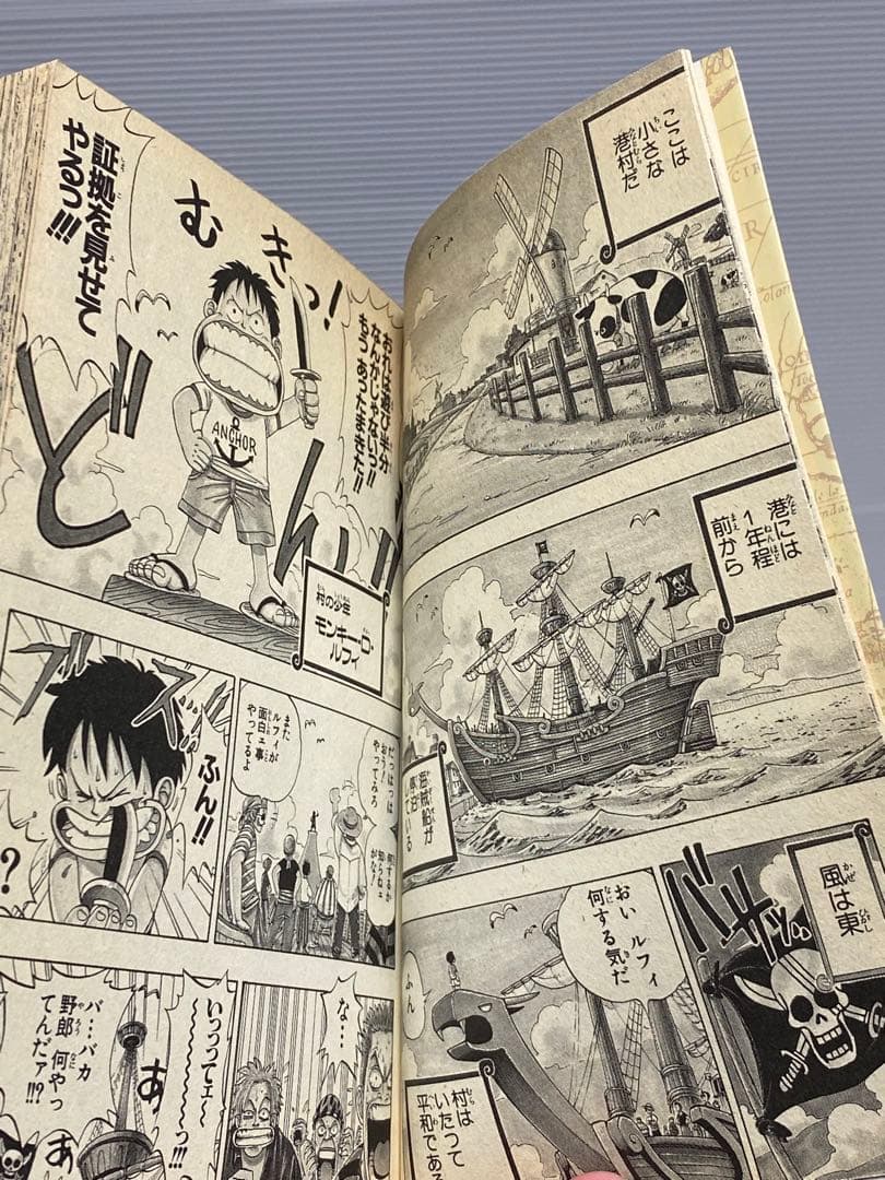 【初版】ONE PIECE 1巻 2巻 セット　チラシ付き