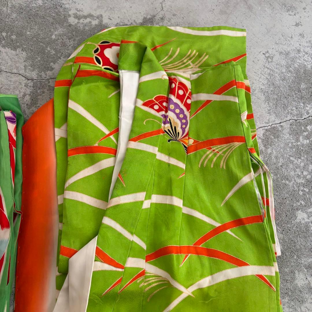 アンティーク着物7枚と作り帯2点セットおまとめ