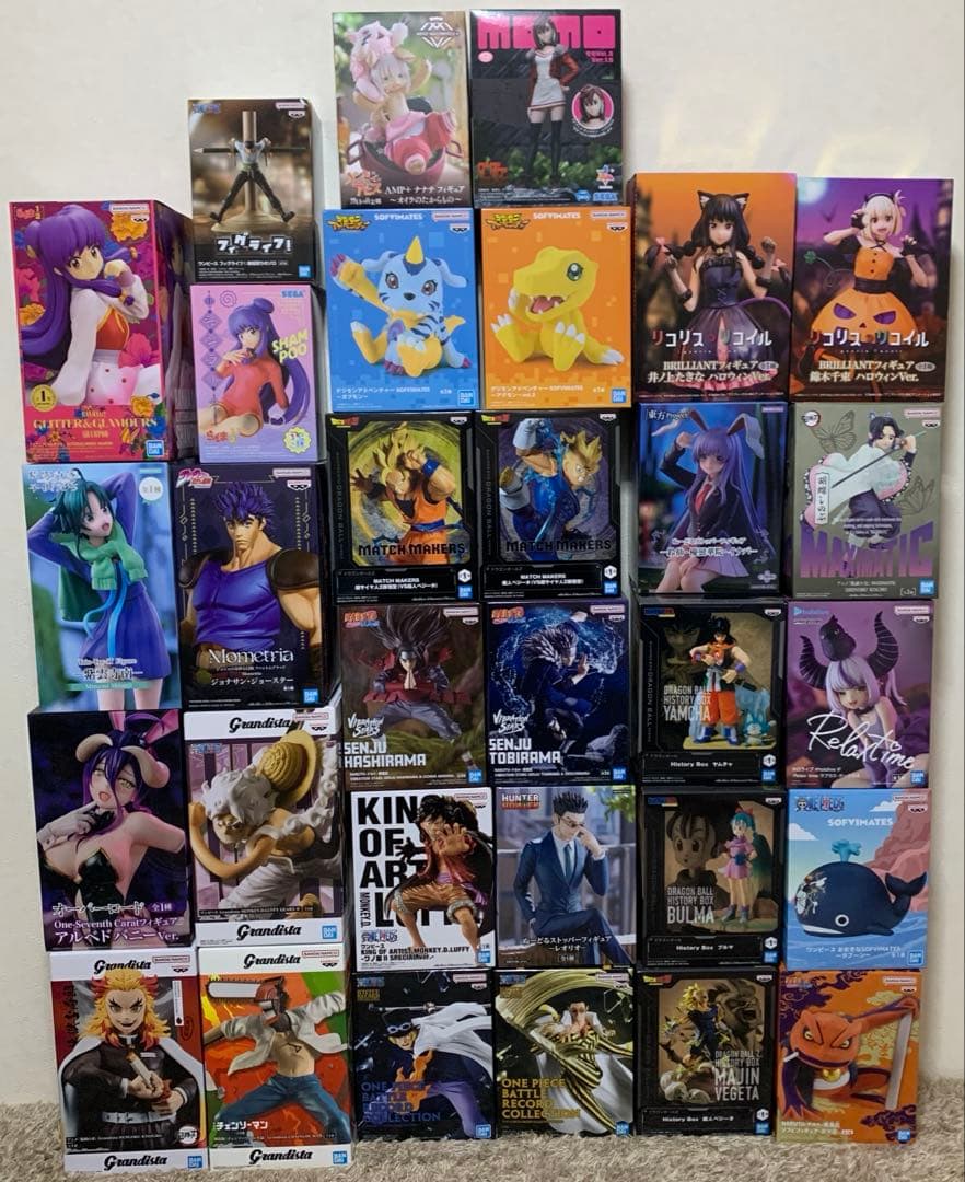 プライズフィギュアまとめ売り ドラゴンボール ワンピース NARUTO 鬼滅の刃