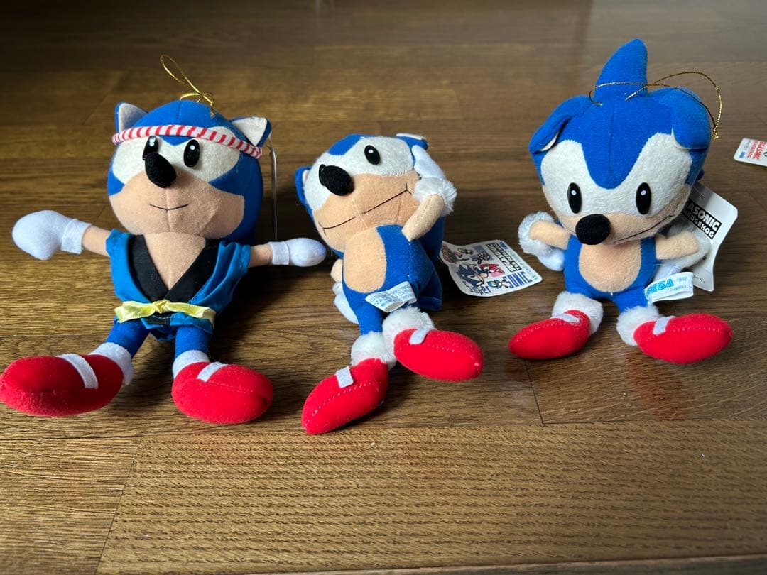 ソニック・ザ・ヘッジホッグ ぬいぐるみ7体 UFOキャッチャー SEGA 非売品