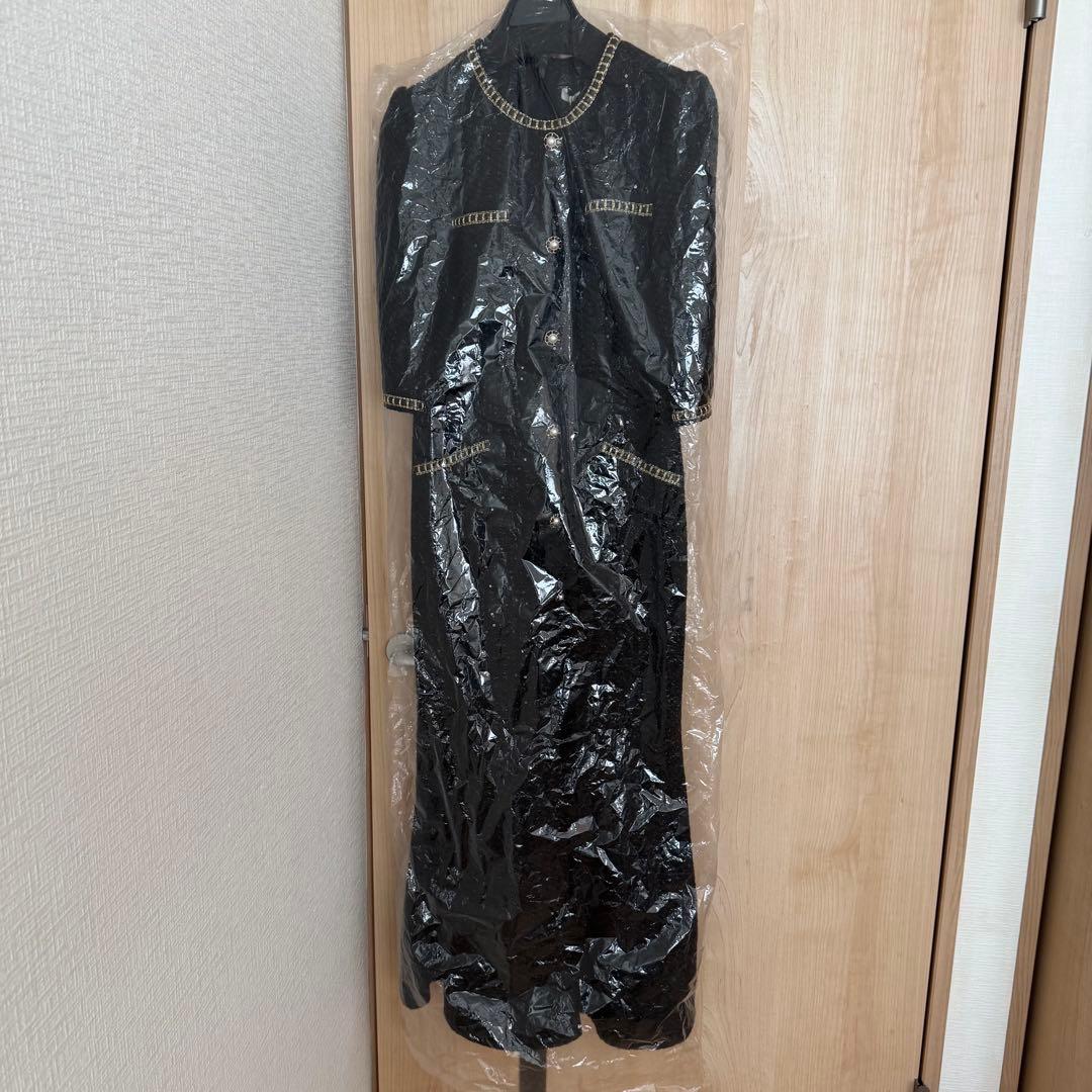 ⭐︎みいさま専用）未使用）Leja/ラメ混ツイードパール釦スパンコール